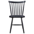 thumbnail image 4 of Hollyoak Windsor Wood Dining Side Chair Black (Set of 2), 4 of 10