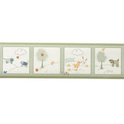 Sumersault - Funky Friends Wall Border