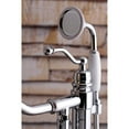 thumbnail image 4 of Kingston Brass Freestanding Tub Faucet, Polished Chrome, Freestanding KS7131ABL, 4 of 7