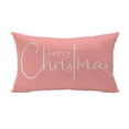 thumbnail image 4 of Luluganb Christmas Pillow Covers,12X20" Merry Christmas Throw Pillow Decorative,Rectangle Pillow Cover for Sofa,Winter Pillow Covers, 4 of 7