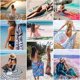 thumbnail image 3 of Thick Microfiber Beach Towel Tropical Hawaii, Sand Resistant Free Proof Sandless, Fast Quick Dry, Clearance Compact Travel Pool Towel, 3 of 5