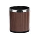 thumbnail image 3 of Papelera de madera con Vetas Soledad 10 L Plata Vertical, 3 of 10