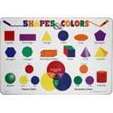 Painless Learning Shapes and Colors Placemat