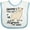 White and Blue, variant on Inktastic Grammie's You Say Alpaca My Bags Boys or Girls Baby Bib