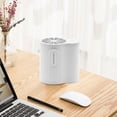 thumbnail image 3 of Ventilateur de Cou Portable avec Clip de Taille, Dispositif de Refroidissement Mains Libres Portable - Ventilateur Personnel Réglable pour Activités Extérieures, Blanc, 3 of 7