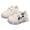 White, variant on Light up Fashion Sneakers for Toddler Kids Boys Girls Cute Panda Flashing Walking Tennis Flats Shoes