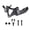 Carbon Fiber Style, variant on M Buder Motorcycle Naked Front Spoiler Aerodynamic Winglet Kit for Kawasaki Z900 2020-2024 Downforce Winglets Fairing Replacement Part Accessory Increased Riding Stability Carbon Fiber Style