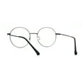 thumbnail image 2 of Lunettes d'Ordinateur pour Femmes, Qualité Optique, Style Écolière, Rondes, Anti-Lumière Bleue, Noires, 2 of 4