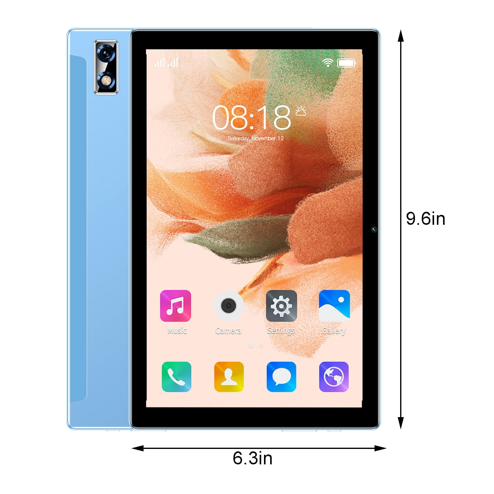 Skegnu All-new 10.1-in Tablet, 2+32G Ultra-thin HD Display (2.4G/5G Wi-Fi), 10-core Android 10 Tablet, Learning Game Video Office Tablet,Supports SIM Communication on Clearance