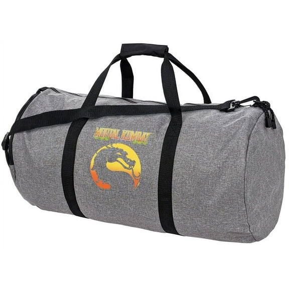 Mortal Kombat Klassic Logo Lightweight Duffel Bag for Sports and Gym Packable for Travel