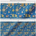 thumbnail image 2 of Soimoi Blue Cotton Voile Fabric Mandala & Paisley Fabric Prints By Yard 58 Inch Wide, 2 of 7