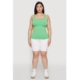 thumbnail image 3 of Womens Plus Size Trendy Mineral Wash Side Ruched Tank Top, 3 of 5