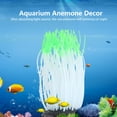 thumbnail image 6 of NFTIGB Simulation Artificial Silicone Sea Anemone Coral Ornament for Aquarium Fish Tank Decor, Glow in the Dark Aquatic Landscape Enhancer, Safe and Non-Toxic Submersible Decoration, Green color, 6 of 9