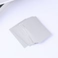 ITSELFER 50 Pcs 0.2MM Thin Colored Anodized Aluminum Business Blank