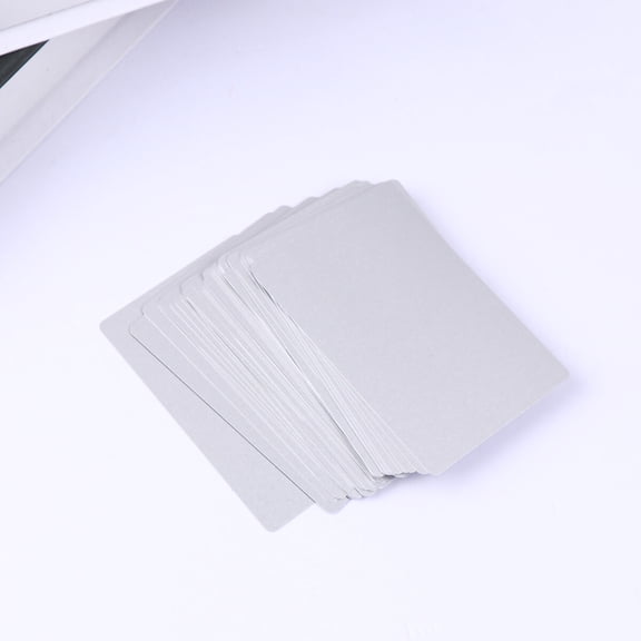 KAKOWELY Lasurable Engravable Blanks Aluminium Silver 50Pcs 3.4X2.2In