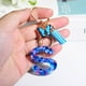 thumbnail image 5 of Minnieouse Llaveros con letras personalizadas, llavero con alfabeto portátil y ligero, llavero con borlas Accesorios de disfraces B, 5 of 6