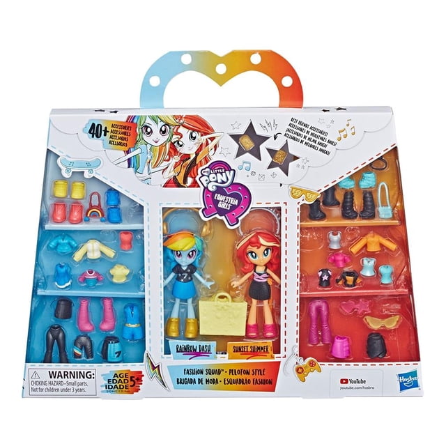 Set Brigada de Moda My Little Pony Hasbro Rainbow Dash Equestria Girls