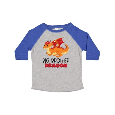 

Inktastic Big Brother Cute Red and Orange Dragon Gift Toddler Boy Girl T-Shirt