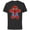 Black, variant on Marvel Spider-Man Holiday Christmas Gingerbread Man Cookie - Short Sleeve Cotton T-Shirt for Adults - Customized-Black