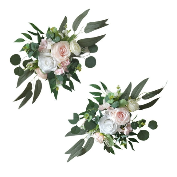 AOOOWER Artificial Flower Swag for Wedding Reception Backdrops Party Table Decoration