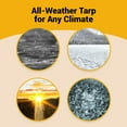 thumbnail image 2 of Chicken Run Tarp - Weather Protection Walk-In Coops | Hatching Time, 2 of 5