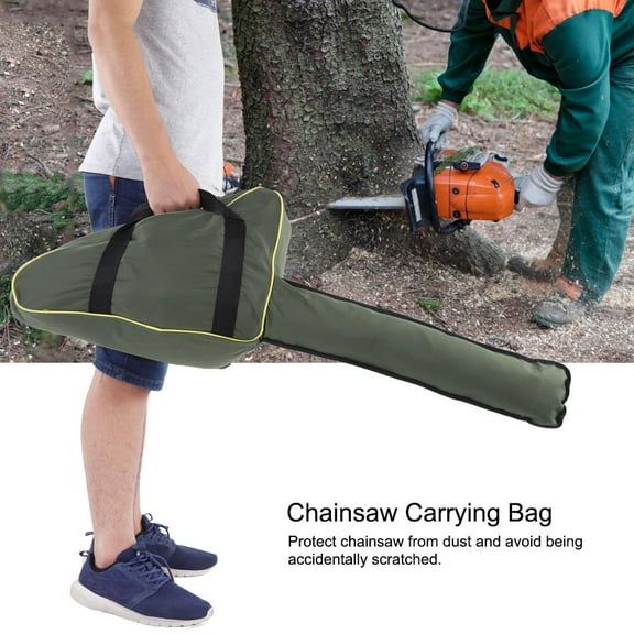 OTVIAP Chainsaw Case Bag, Chain Saw Bag,Portable Oxford Cloth Chainsaw Storage Bag Lawn Mower Carry Case Protective Box