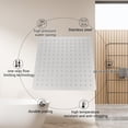 thumbnail image 5 of Ataucjin Shower Faucet Set 10", Shower System with Rainfall Shower Head and Handle Set,Wall Mounted Shower Fixtures, Square Luxury Shower Heads for Bathroom, 5 of 8