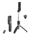 thumbnail image 1 of Phone Selfie Stick Soporte para Selfie para teléfono móvil Monopie telescópico Soporte de control de obturador compatible con Bluetooth, Negro, 1 of 2