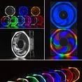 thumbnail image 3 of Visland 12cm Case Fan 1200RPM Low Noise RGB Lighting Large Air Volume Chassis Fan for Desktop, 3 of 8
