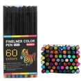thumbnail image 2 of Colorful Needle Pen Set - 48/60 Color Fineliner Pens for Drawing, Detailing, and Journaling (1ml Ink, Fine 0.4mm Tips), 2 of 9