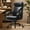 Pu|Black|With Footrest Comprehensive Ten, variant on Accreate 500LB Big and Tall Office Chair with Footrest - Ergonomic Executive Leather Computer Desk Chair, 90-155° Adjustable Reclining Swivel Gaming Chair with Lumbar Support