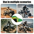thumbnail image 5 of Uorisanigo ATV Seat Cover Soft Jamaican Flag Butterfly 4-Wheeler Seat Covers Waterproof Protection ATVs Accessories Compatible with Sportsman Rancher Foreman Scrambler, 5 of 7