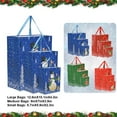 thumbnail image 4 of 12Pack Christmas Gift Bags Bulk Set Includes 4 Large 4 Medium 4 Small Christmas Print Gift Bags Assorted Sizes for Wrapping Holiday Gifts, 4 of 8