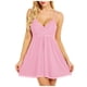 thumbnail image 2 of Gibobby Conjuntos de bragas de encaje Lencería Sexy para Mujer Baby Doll Mujer Sexy Color Negro Mono Sensual y Elegante Fina Lenceria para Dama(Rosa, CH), 2 of 5