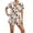 Brown, variant on MAIHAN Womens Pajamas,Brown Highland Cow Print Milk Silk Pajamas Set,Short Sleeve Notch Collar Top and Shorts,Loose Fit Loungewear,Soft Sleepwear for Women,Summer Pajamas(Black,M)