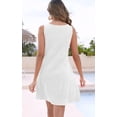 thumbnail image 5 of Summer Dresses for Women 2024 Sleeveless Beach Sundress Swimsuit Cover Ups Swing Casual Loose Tank Tshirt Dress, 5 of 6