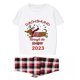thumbnail image 3 of Pijamas familiares a juego de Navidad, conjunto de Pijamas cortos de Dachshund a través de la Blancanieves, 2023, 3 of 3