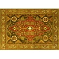 thumbnail image 1 of Ahgly Company Indoor Rectangle Persian Yellow Traditional Area Rugs, 4' x 6', 1 of 4