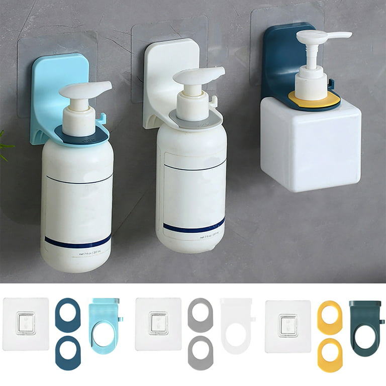 Shower Gel Bottle Rack,adhesive Wall Mounted Soap Bottle Holder