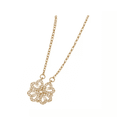 thumbnail image 1 of Collar De Forma Corazón Y Trébol De Cuatro Hojas Convertible Oro, 1 of 5