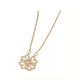 thumbnail image 1 of Collar De Forma Corazón Y Trébol De Cuatro Hojas Convertible Oro, 1 of 5