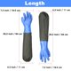 thumbnail image 4 of Guantes Haiou de PVC resistentes a productos químicos, impermeables, 64 cm, azules, 4 of 6