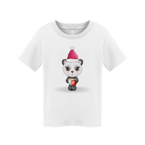 Cute Christmas Panda T-Shirt Toddler -Image by Shutterstock,  2 Toddler