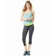 thumbnail image 3 of Aeropostale Womens Active Crop Athletic Track Pants, Yellow, Juniors, X-Small, 3 of 3