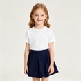 thumbnail image 4 of Girls Pleated Skirt | Casual Tennis Skirts, 1-16Y, Back Elastic Waist, Pull On, Easy On and Off, Ideal for Daily, School, Sports, Holiday Party, 4 of 5