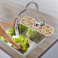 thumbnail image 7 of Coolnut Flip Flop Colorful Sink Splash Guard for Faucet 2 Packs Faucet Absorbent Mats, Summer Faucet Handle Drip Catcher Quickly Drying Mat for Kitchen Counter Bathroom, 30"x5.5" RV, 7 of 7