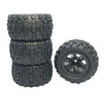 thumbnail image 4 of Juego de llantas y neumáticos de goma , piezas de accesorio reemplazo de modificación DIY para coche 124016 124017 124018 124019 Yotijar neumáticos de coche rc, 4 of 7