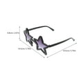 thumbnail image 2 of NUOLUX Gafas De Sol Negras De Plástico Con Protección Uv Para Eventos Y Viajes, 2 of 8