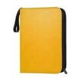 thumbnail image 3 of Carpeta de libros de tarjetas, tarjeta fotográfica, contenedor duradero estándar, protector, 9 bolsillos, álbum de tarjetas comerciales para álbum , amarillo un, 3 of 10