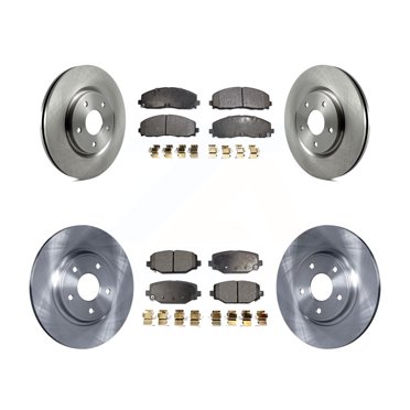 Transit Auto Front Disc Brake Caliper Coated Rotors and Semi-Metallic ...